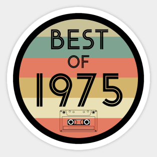 Best of 1975 retro Sticker